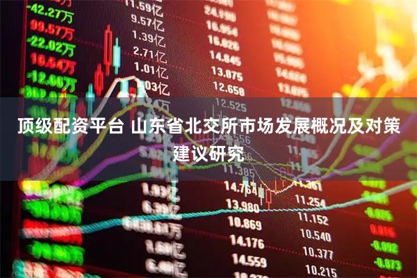 顶级配资平台 山东省北交所市场发展概况及对策建议研究